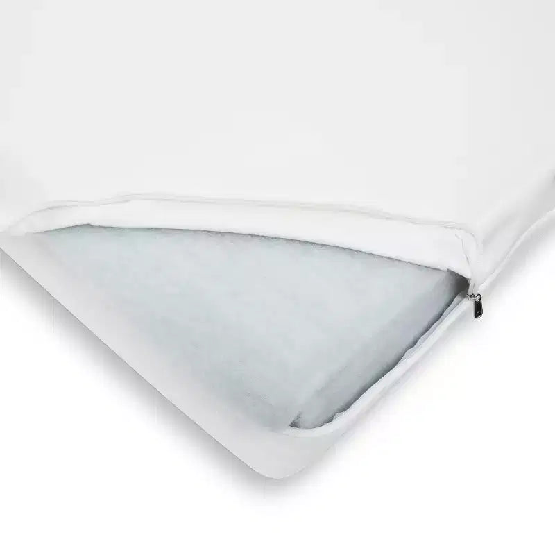 Storkcraft Matelas 6 po Grow-with Me de qualité supérieure imperméable et réversible pour lit de bébé et lit de tout-petit : ferme, rempli de fibres, 14 lb