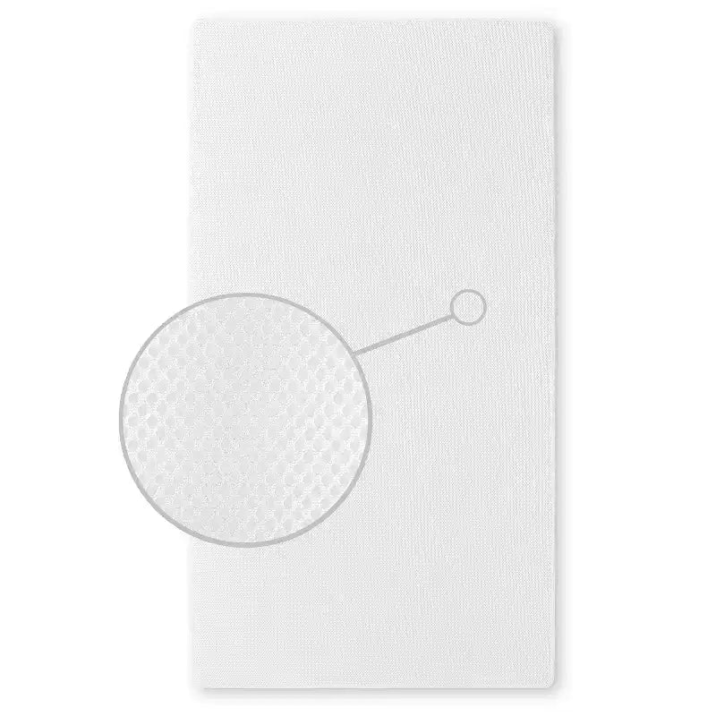 Dream On Me Breathable Orthopedic Firm Fiber Standard Crib Mattress - White: Hypoallergenic, Vinyl Cover, 5 Inch Thick, No Foam