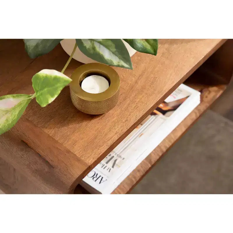 Kate & Laurel All Things Decor Étagère Flottante Deguara 45,7x25,4x20,3 cm Brun Noyer
