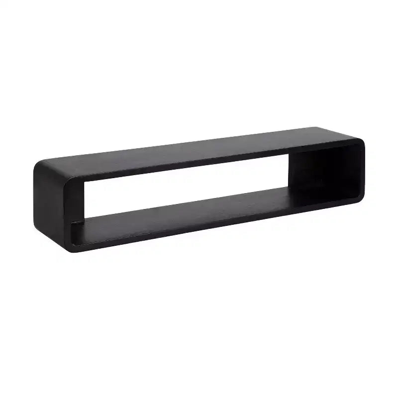 Kate & Laurel All Things Decor 30"x7"x7" Deguara Floating Shelf Black