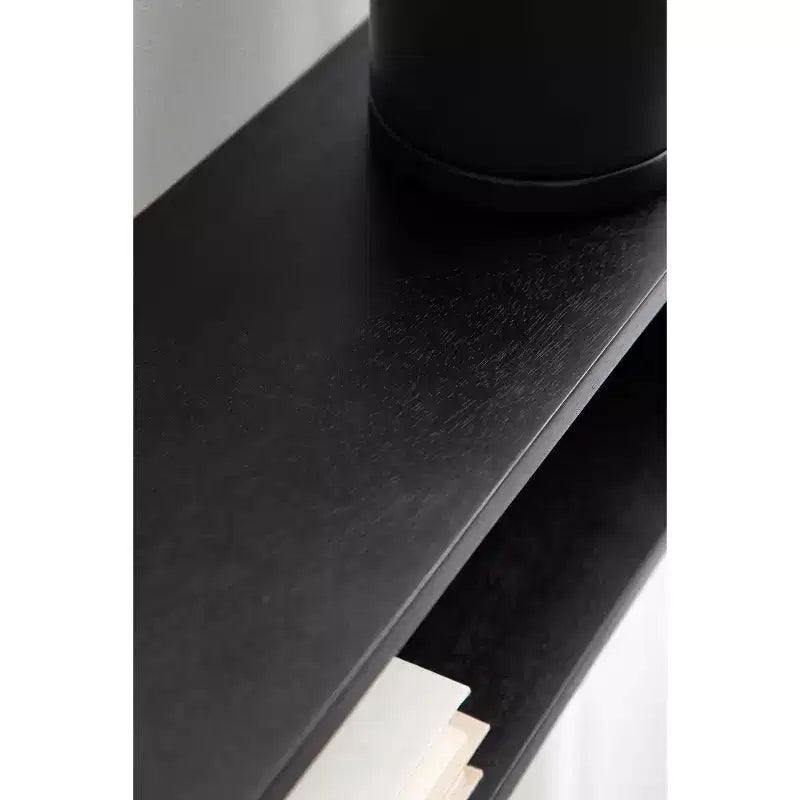 Kate & Laurel All Things Decor 30"x7"x7" Deguara Floating Shelf Black