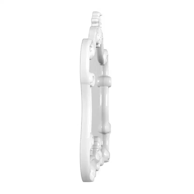 Howard Elliott Miroir mural d'appoint encadré brillant Veruca 28"x32" Blanc : Rectangle moderne, aucun assemblage requis