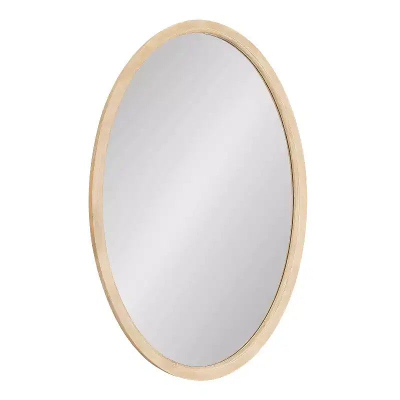 Kate & Laurel All Things Decor Miroir encadré ovale Hogan 24"x36" Naturel