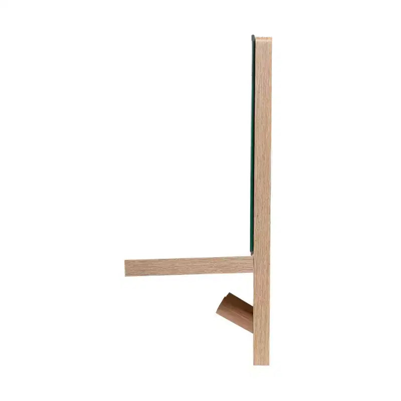 Kiera Grace 15.7" Alva Accent Mirror Shelf with 4 Pegs: Modern Rectangle, No Assembly, Wood Frame, Wall Mounted