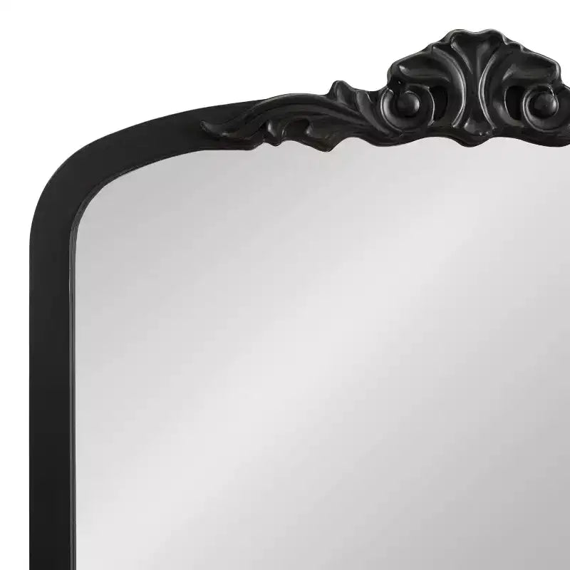 Kate & Laurel All Things Decor Miroir Barberry Arch 28"x35" MDF noir