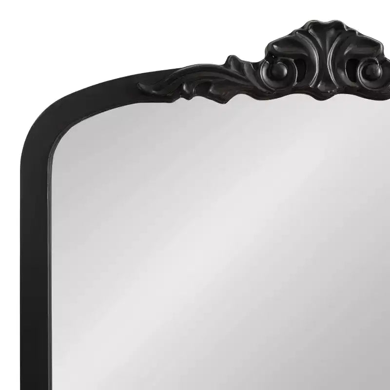 Kate & Laurel All Things Decor Miroir Barberry Arch 28"x35" MDF noir
