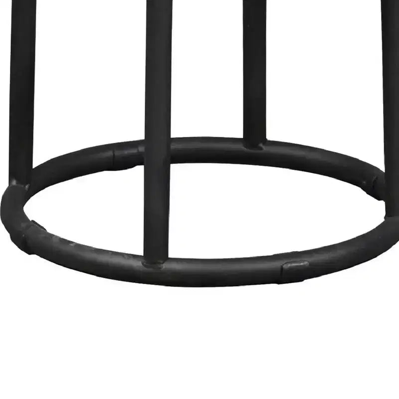 Christopher Knight Home Aurora Classic Indoor Wood and Metal 24 Counter Stool with Footrest, Brown/Black