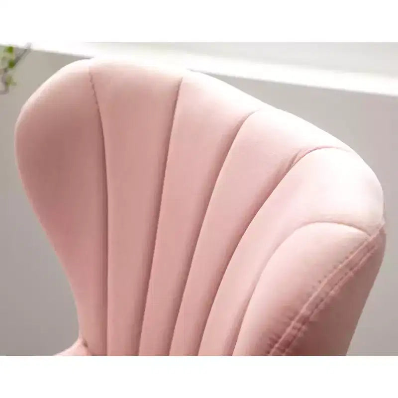 Ellston Upholstered Adjustable Swivel Barstools in Pink, Set of 2