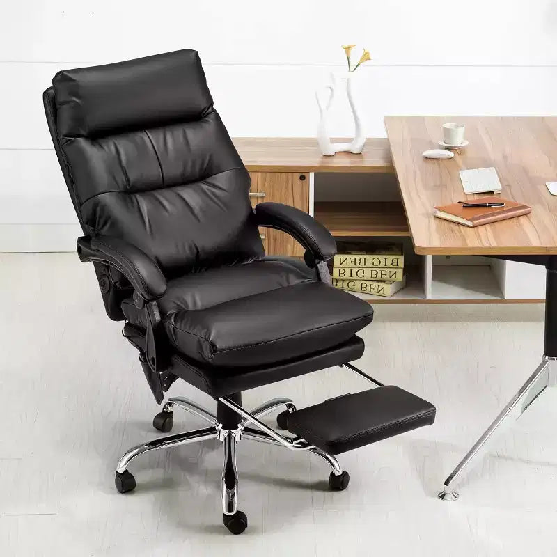 EROMMY Executive 4-Point Massage Office Chair with Footrest