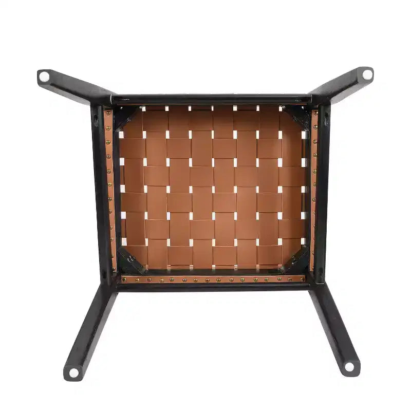 Christopher Knight Home Cassius Woven Faux Leather Rubberwood Dining Chair (Set of 2)