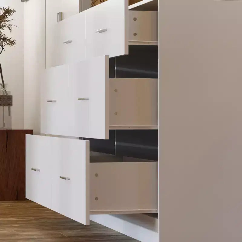Famapy Kitchen Cabinet Ensemble: Rich Storage, Solid Structure, and Sleek Design