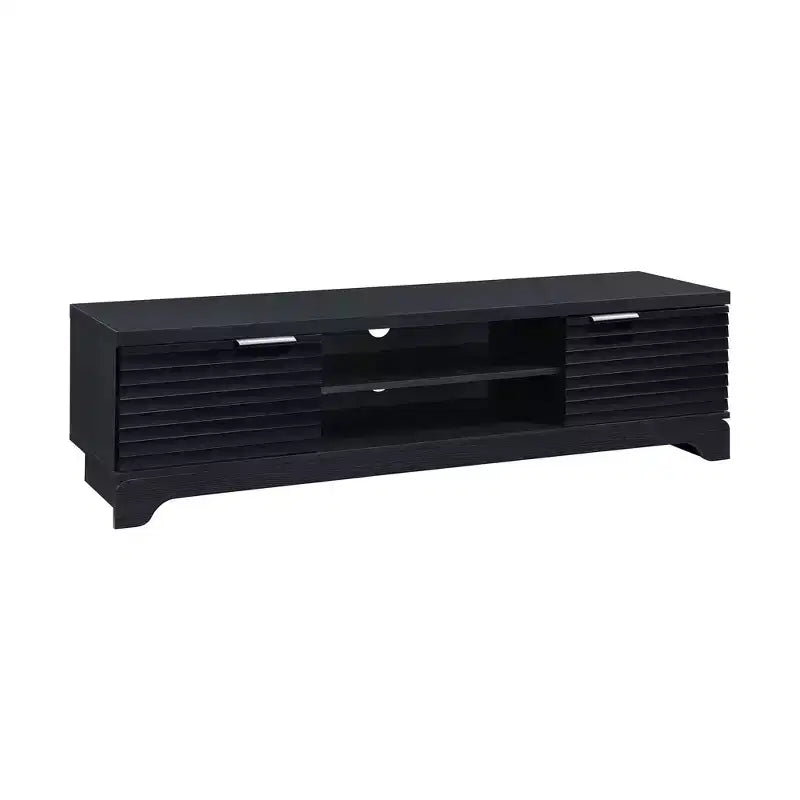 AndMakers 58.66 in. Wood TV Stand with 2 Storage Cabinets Fits TV's up to 65 in.
