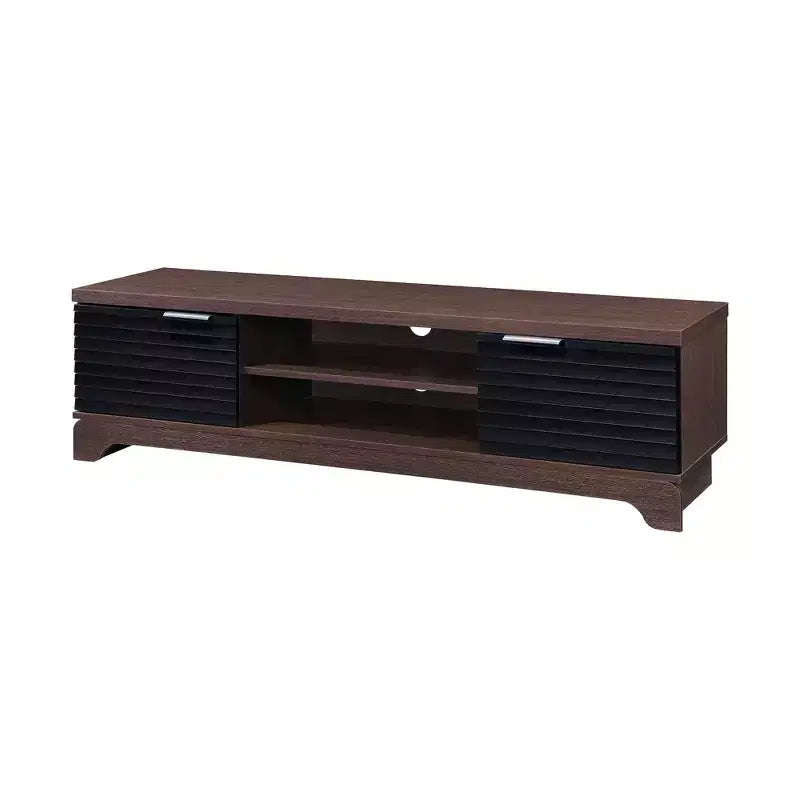 AndMakers 58.66 in. Wood TV Stand with 2 Storage Cabinets Fits TV's up to 65 in.