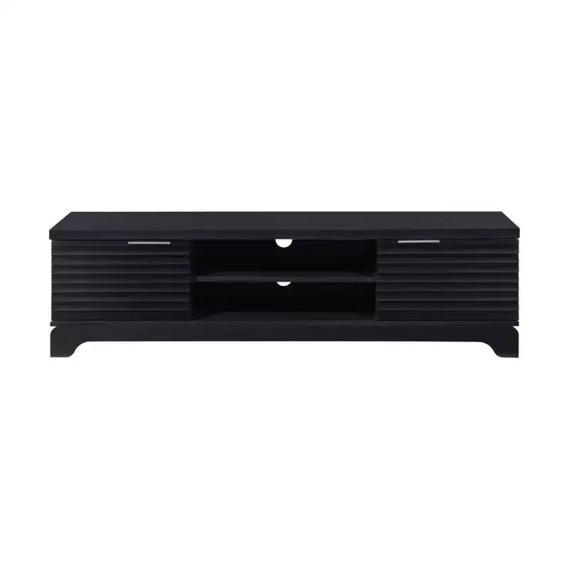 AndMakers 58.66 in. Wood TV Stand with 2 Storage Cabinets Fits TV's up to 65 in.