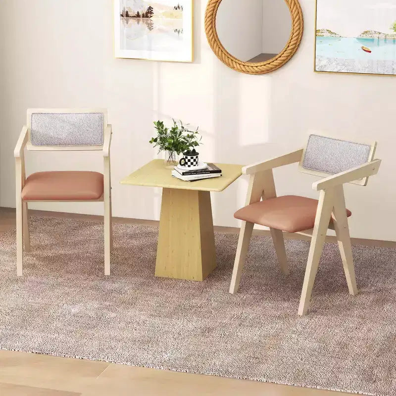 Costway Modern Accent Chairs Set of 2/4 with Leathaire Seat Cushions & Backrests Gray