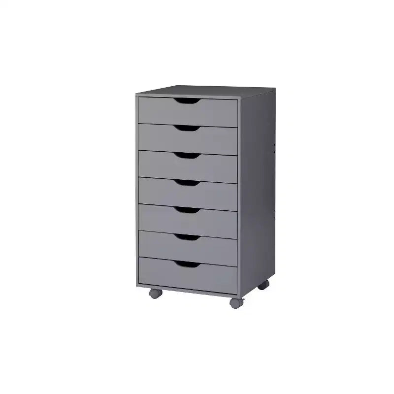 Home Imports Emporium 7-Drawer Office Storage File Cabinet on Wheels