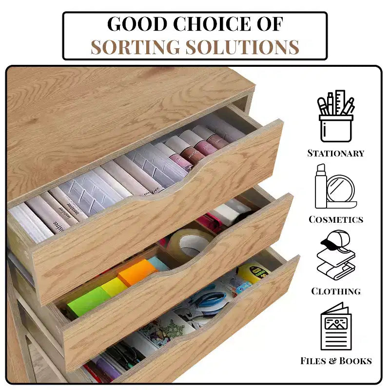 Home Imports Emporium 7-Drawer Office Storage File Cabinet on Wheels
