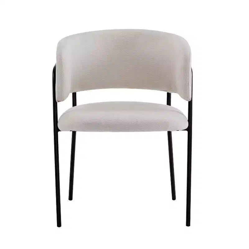Christopher Knight Home Nest Modern Upholstered Dining Chairs with Metal Frame (Set of 4)