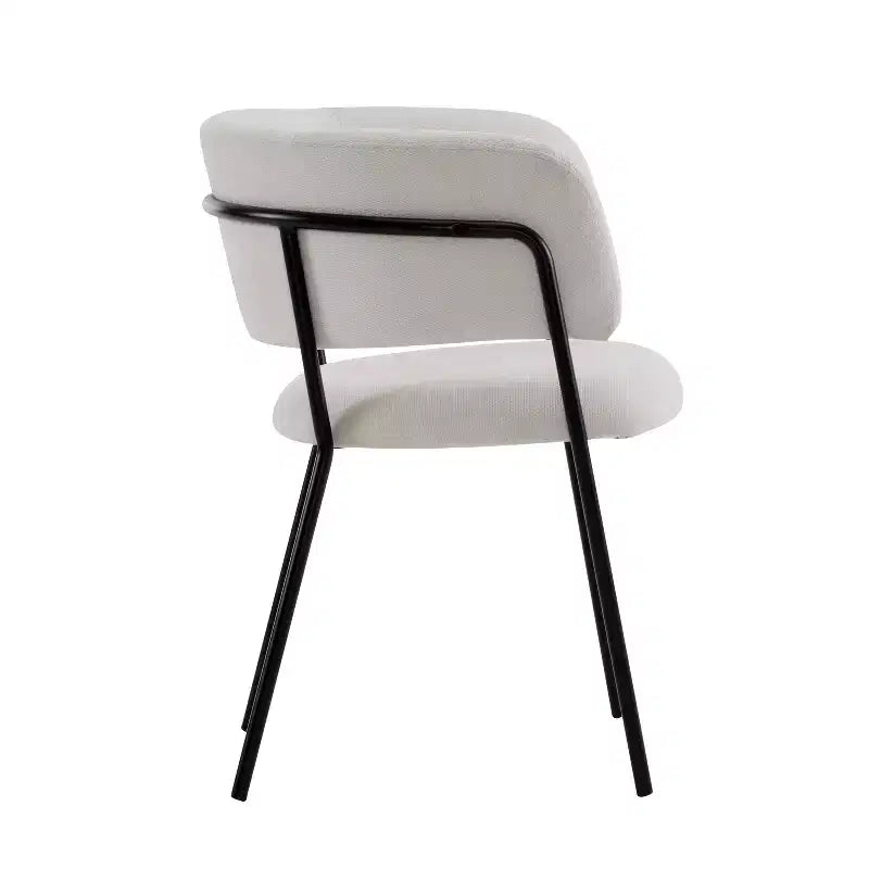 Christopher Knight Home Nest Modern Upholstered Dining Chairs with Metal Frame (Set of 4)