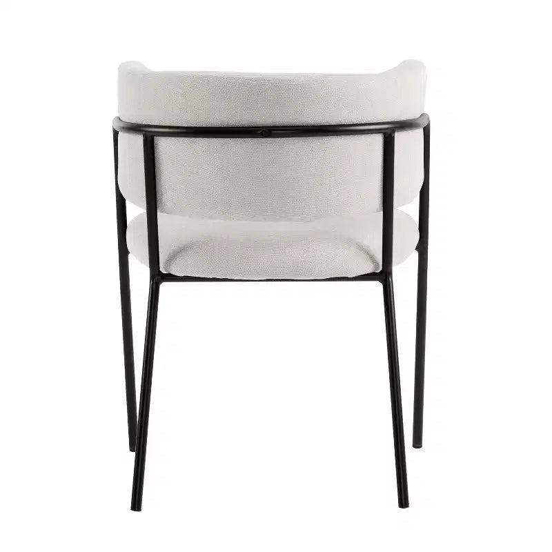 Christopher Knight Home Nest Modern Upholstered Dining Chairs with Metal Frame (Set of 4)