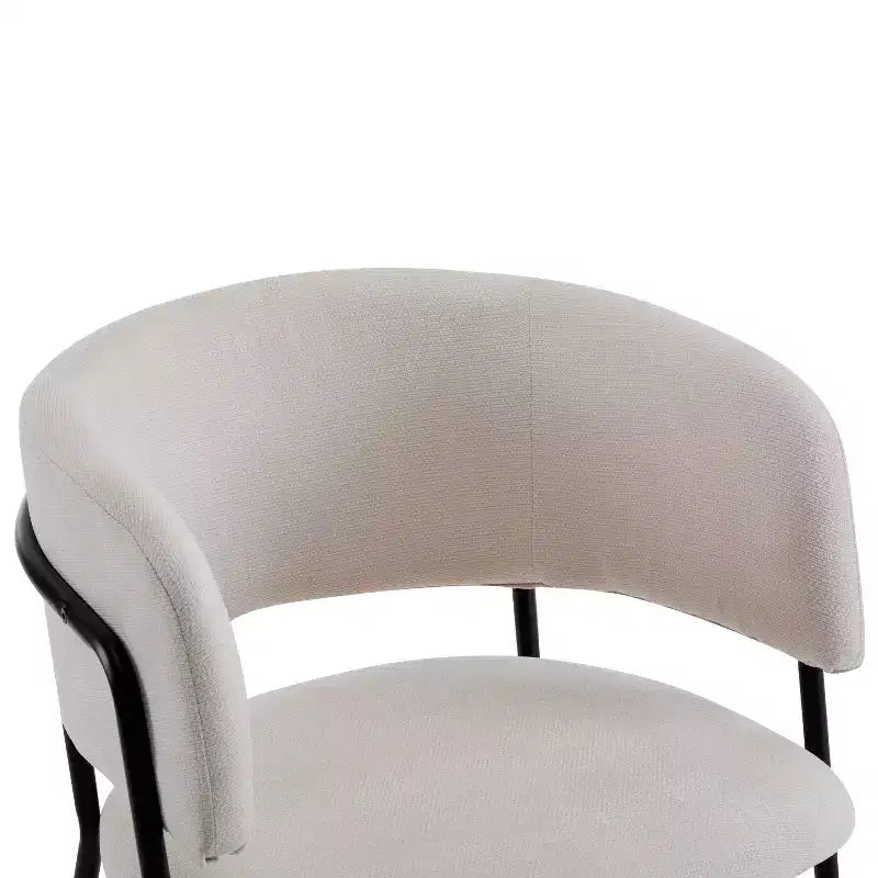 Christopher Knight Home Nest Modern Upholstered Dining Chairs with Metal Frame (Set of 4)