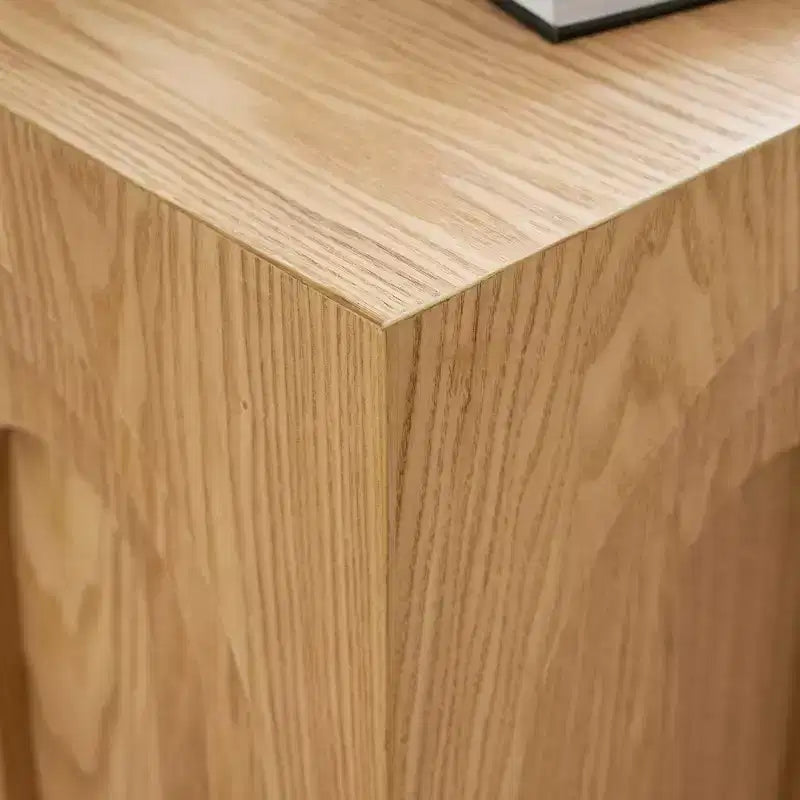 GDFStudio Coral Modern Arch-Design Wood 17.71 H Side Table