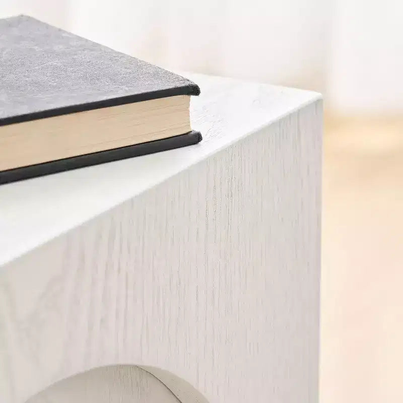 GDFStudio Coral Modern Arch-Design Wood 17.71 H Side Table
