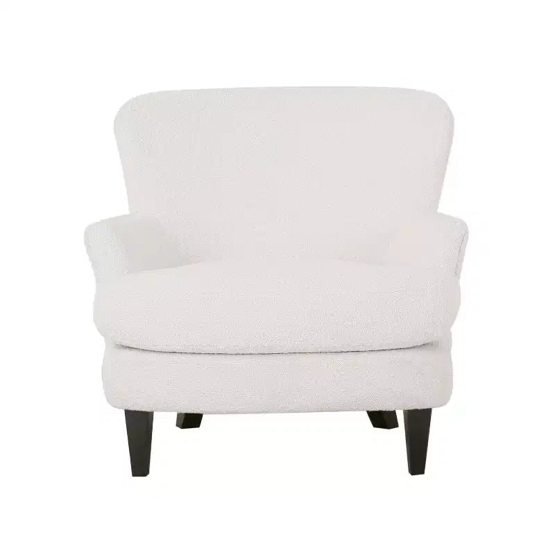 Christopher Knight Home Gerald Contemporary Boucle Upholstered Club Chair and Ottoman Set