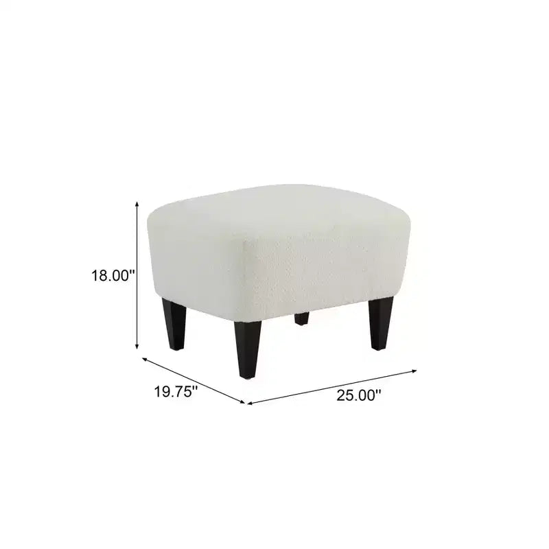 Christopher Knight Home Gerald Contemporary Boucle Upholstered Club Chair and Ottoman Set