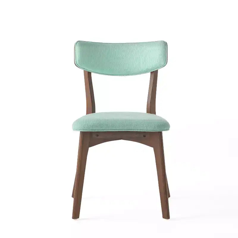 GDFStudio Willis Rubberwood Upholstered Dining Chairs (Set of 4)