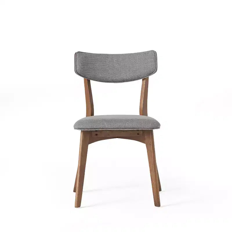 GDFStudio Willis Rubberwood Upholstered Dining Chairs (Set of 4)