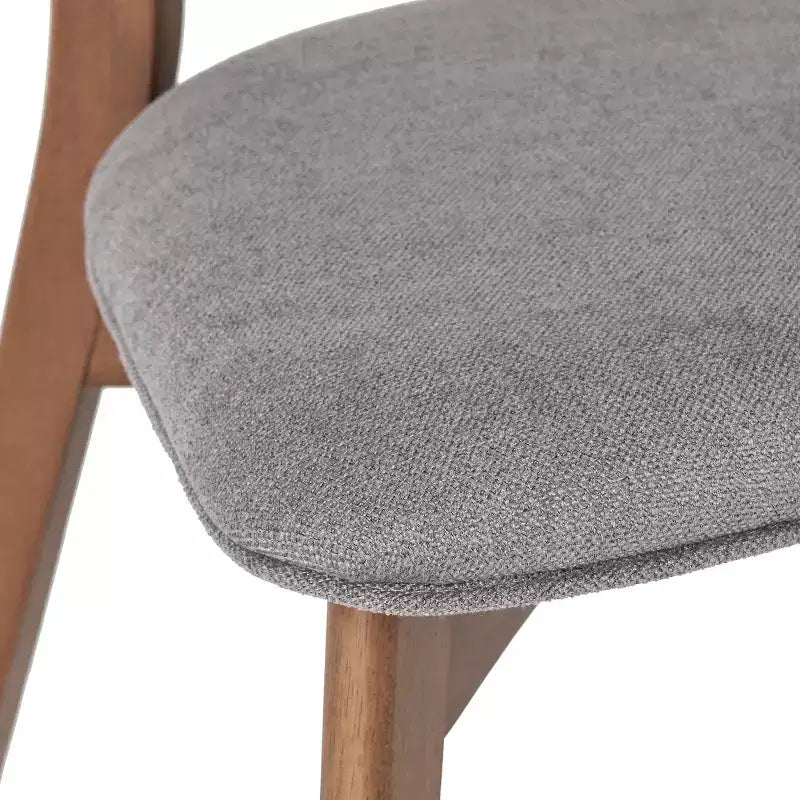 GDFStudio Willis Rubberwood Upholstered Dining Chairs (Set of 4)