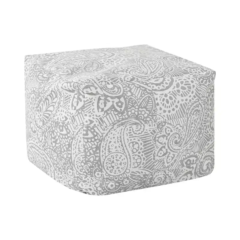 Pouf en velours ChaletPosh de 24 pouces