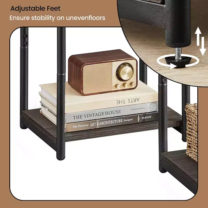 Tables d'appoint Accent Muebles Para La Sala Table d'appoint moderne pour salon Tables de chevet Tables de nuit Tables d'appoint de chambre à coucher Ensemble de 2