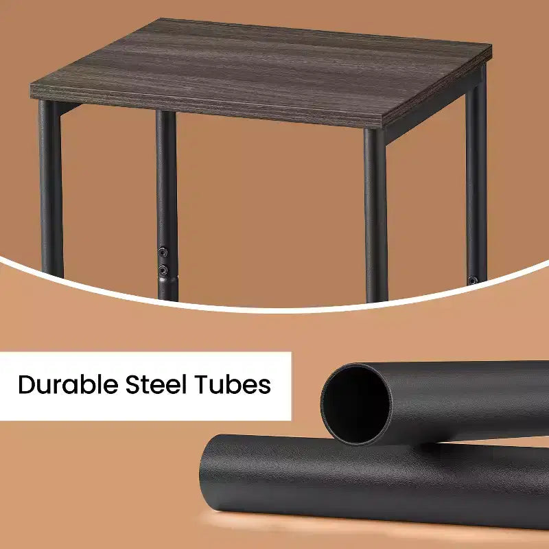 Tables d'appoint Accent Muebles Para La Sala Table d'appoint moderne pour salon Tables de chevet Tables de nuit Tables d'appoint de chambre à coucher Ensemble de 2