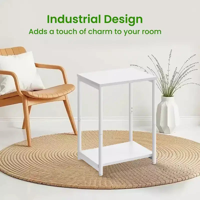Tables d'appoint Accent Muebles Para La Sala Table d'appoint moderne pour salon Tables de chevet Tables de nuit Tables d'appoint de chambre à coucher Ensemble de 2