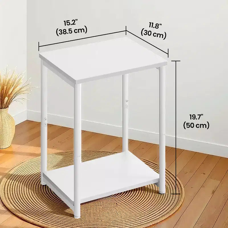 Tables d'appoint Accent Muebles Para La Sala Table d'appoint moderne pour salon Tables de chevet Tables de nuit Tables d'appoint de chambre à coucher Ensemble de 2