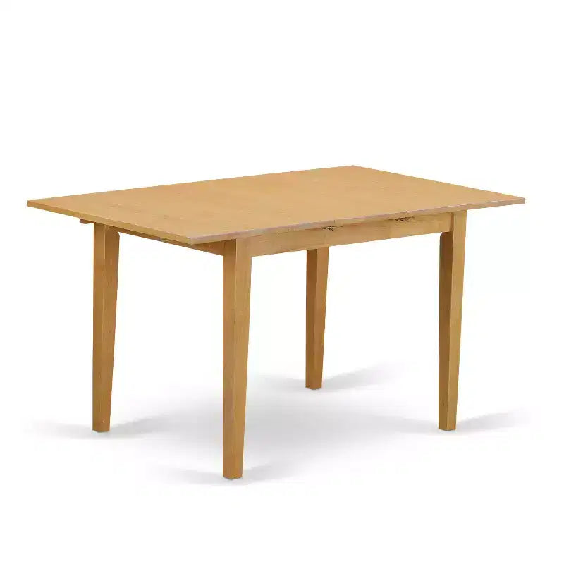 Ensemble de cuisine coin-repas table rectangulaire et chaises de salle à manger style chêne