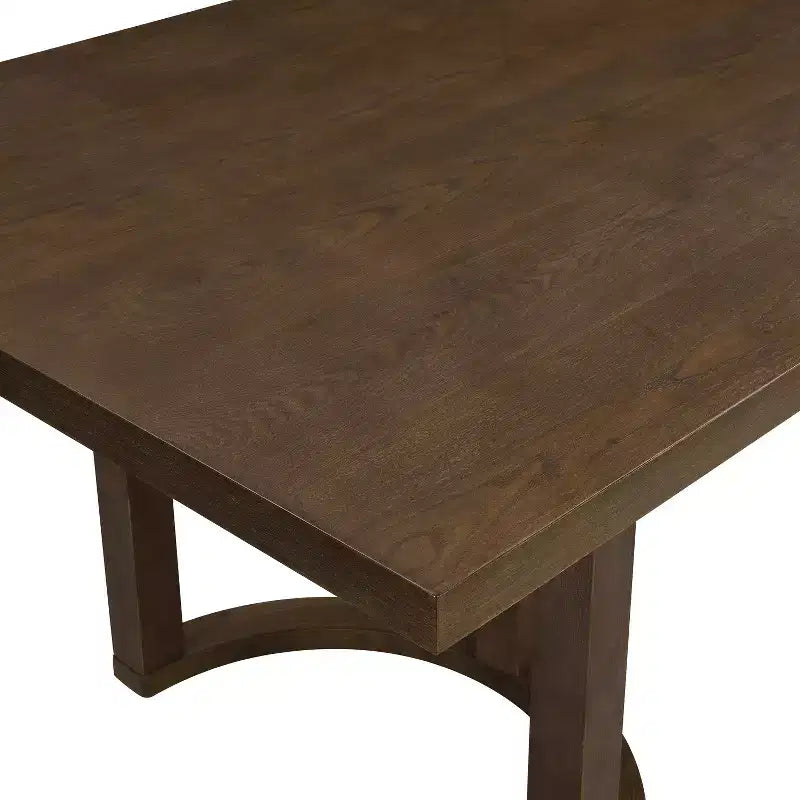 Christopher Knight Home Carissa 95 Modern Rubberwood 8 Seater Rectangle Dining Table