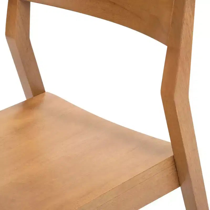 Plank+Beam Chaises de salle à manger modernes, lot de 4, chaises en bois massif pour cuisine, bureau, salon