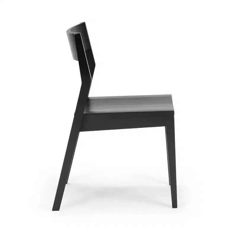 Plank+Beam Chaises de salle à manger modernes, lot de 4, chaises en bois massif pour cuisine, bureau, salon