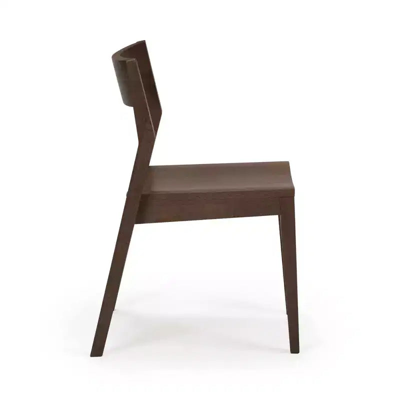Plank+Beam Chaises de salle à manger modernes, lot de 4, chaises en bois massif pour cuisine, bureau, salon