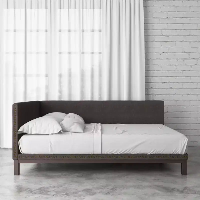 DHP Lit de repos moderne rembourré Mid-century