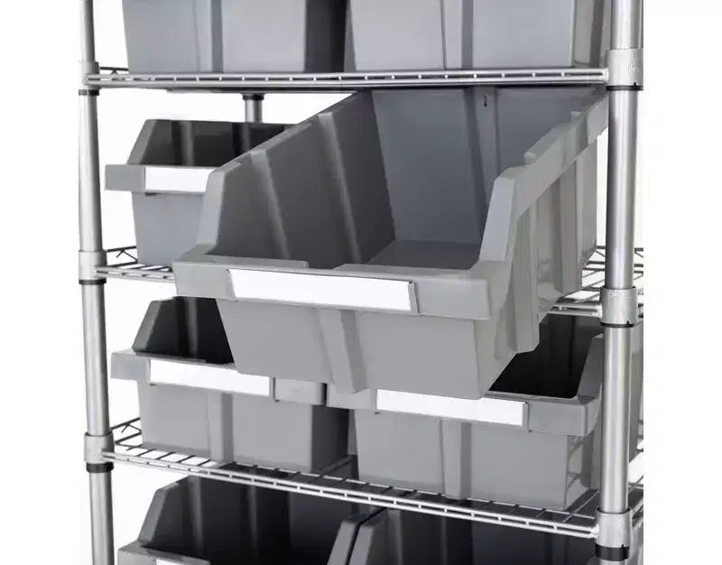 Seville Classics 7-Tier NSF 12-Bin Rack Storage System