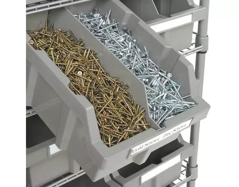 Seville Classics 7-Tier NSF 12-Bin Rack Storage System