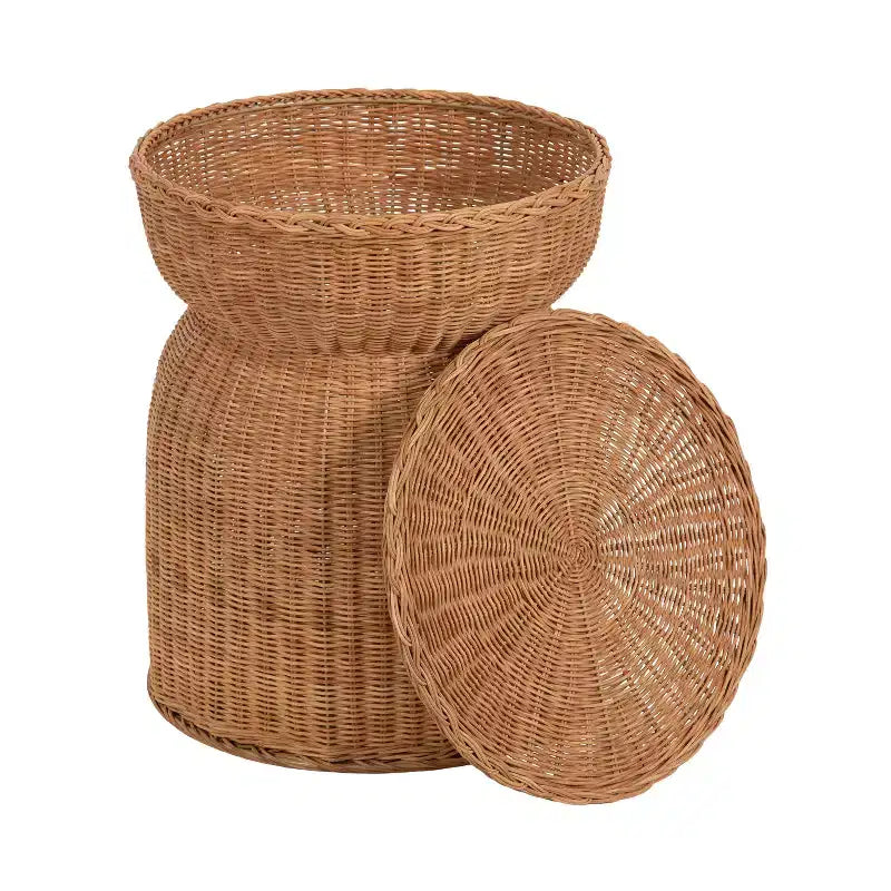 Table d'appoint en rotin Thatch Kate et Laurel