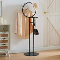 Kings Brand Furniture Valet Clothes Stand with Storage Tray, Towel Rack, Blanket Drying Holder for Bedroom, Laundry Room & Bathroom
