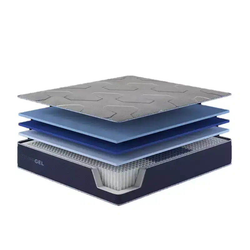 Matelas en mousse à mémoire de forme Christopher Knight Home Restonic Breathable Gel II 12, CertiPUR-US