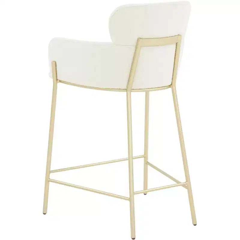Tabouret de bar en velours Charlize - SFV4756 - Safavieh Couture