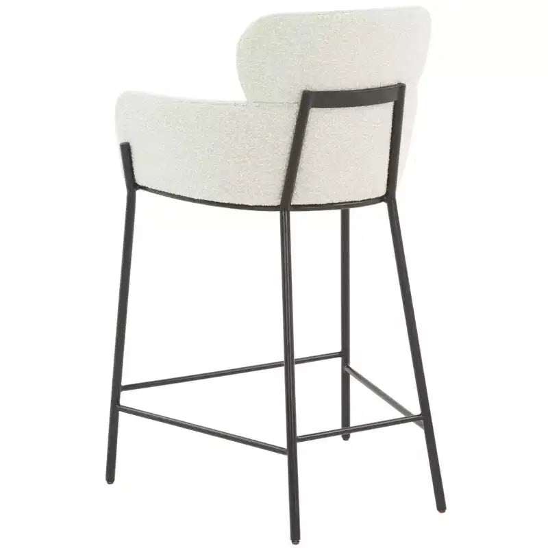 Tabouret de bar en velours Charlize - SFV4756 - Safavieh Couture